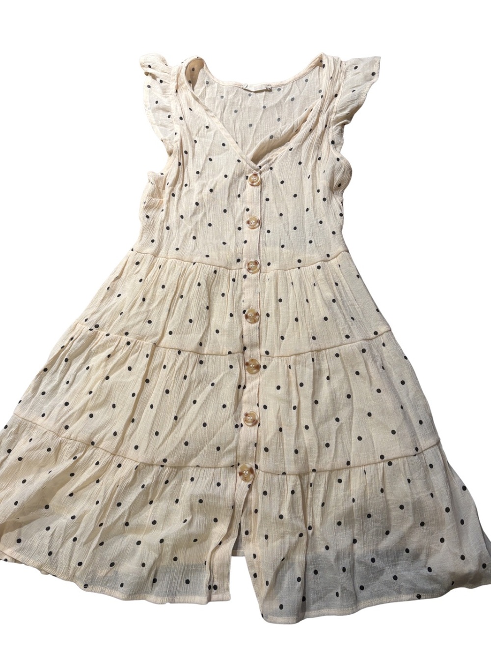 Altar’d State polka dot dress with buttons